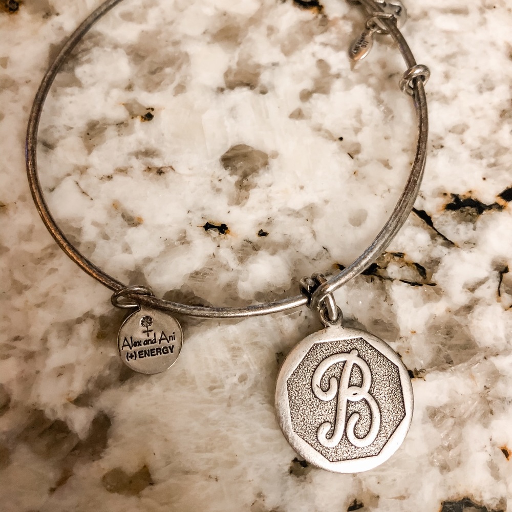 Alex and Ani “B Initial” charm bangle